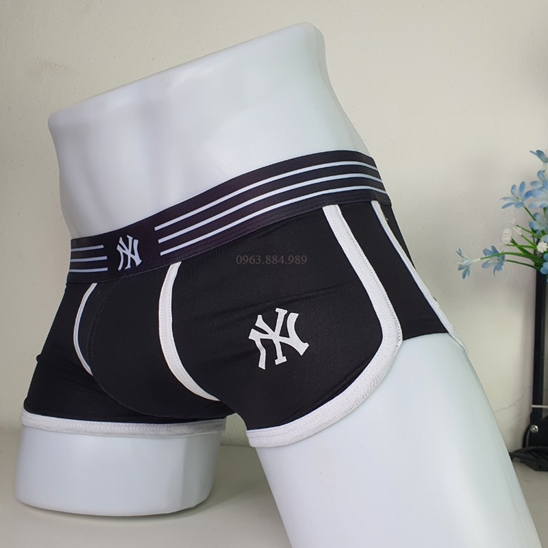 Quần lót nam dạng đùi chất cotton NY.01 cạp bản rộng cho anh em - ẢNh, video shop làm