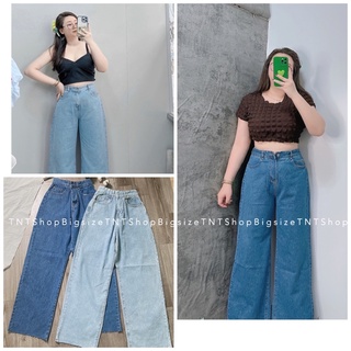 QUẦN JEANS DÀI ỐNG RỘNG MÃ 110 [TNT SHOP BIGSIZE 60KG 90KG]