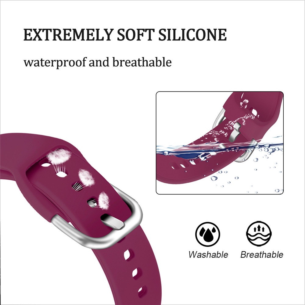 Dây Đeo Silicone 20mm Cho Đồng Hồ Thông Minh Xiaomi Huami Amazfit Bip 3 U Pro GTS3 GTS 2 Mini GTR 42mm
