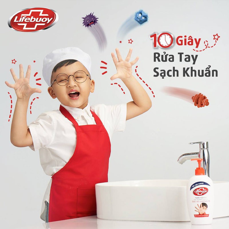 Nước Rửa Tay Lifebuoy Bảo Vệ Da Khỏi Vi Khuẩn Dạng Túi 450g