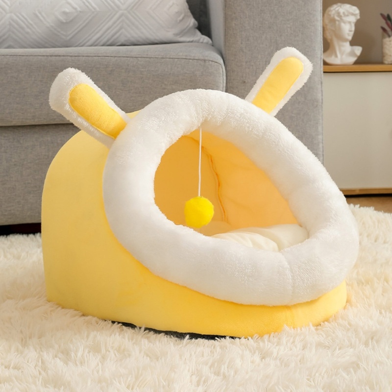 Lều Ngủ Hình Tai Thỏ Mềm Mại Chống Trượt Dành Cho Mèo Cưng