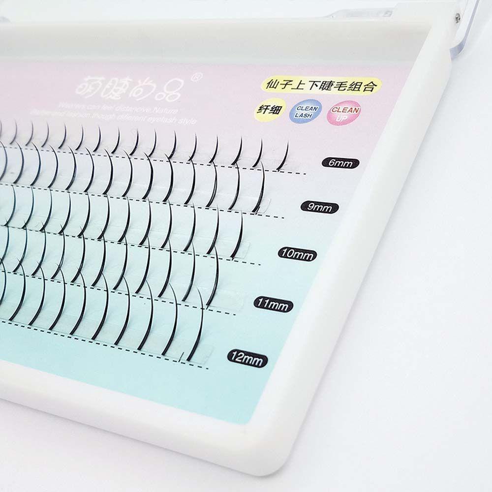 [Hàng mới về] Lông mi giả 3D sợi tự nhiên cong chữ C mềm mại nối dài mi DIY chuyển nghiệp tại nhà