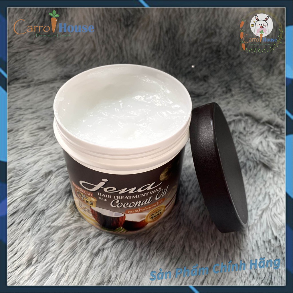 Kem Hấp Ủ Tóc Dừa Thái Lan Jena Coconut Oil Hair Treatment Wax 500ml
