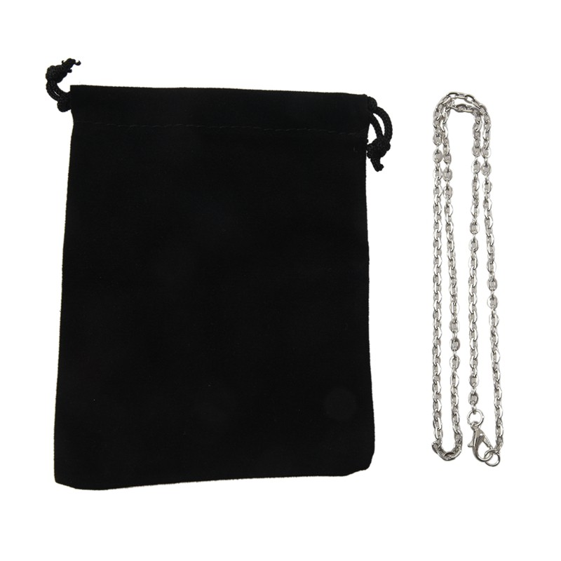 vòng cổ Thép Không Gỉ Mặt Khắc Chữ 3mm - Dài 45cm