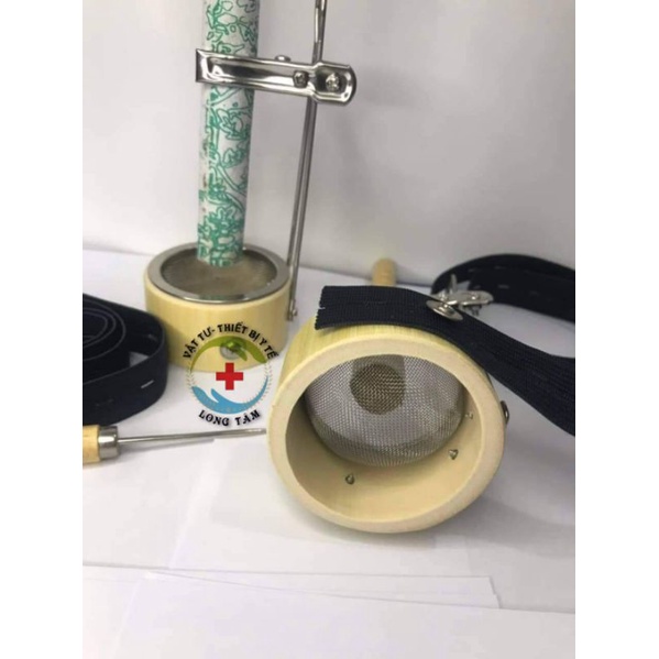 Kẹp giữ hơ điếu ngải cứu - Hộp trúc hơ ngải- nhang ngải cứu, ngải đoạn 108