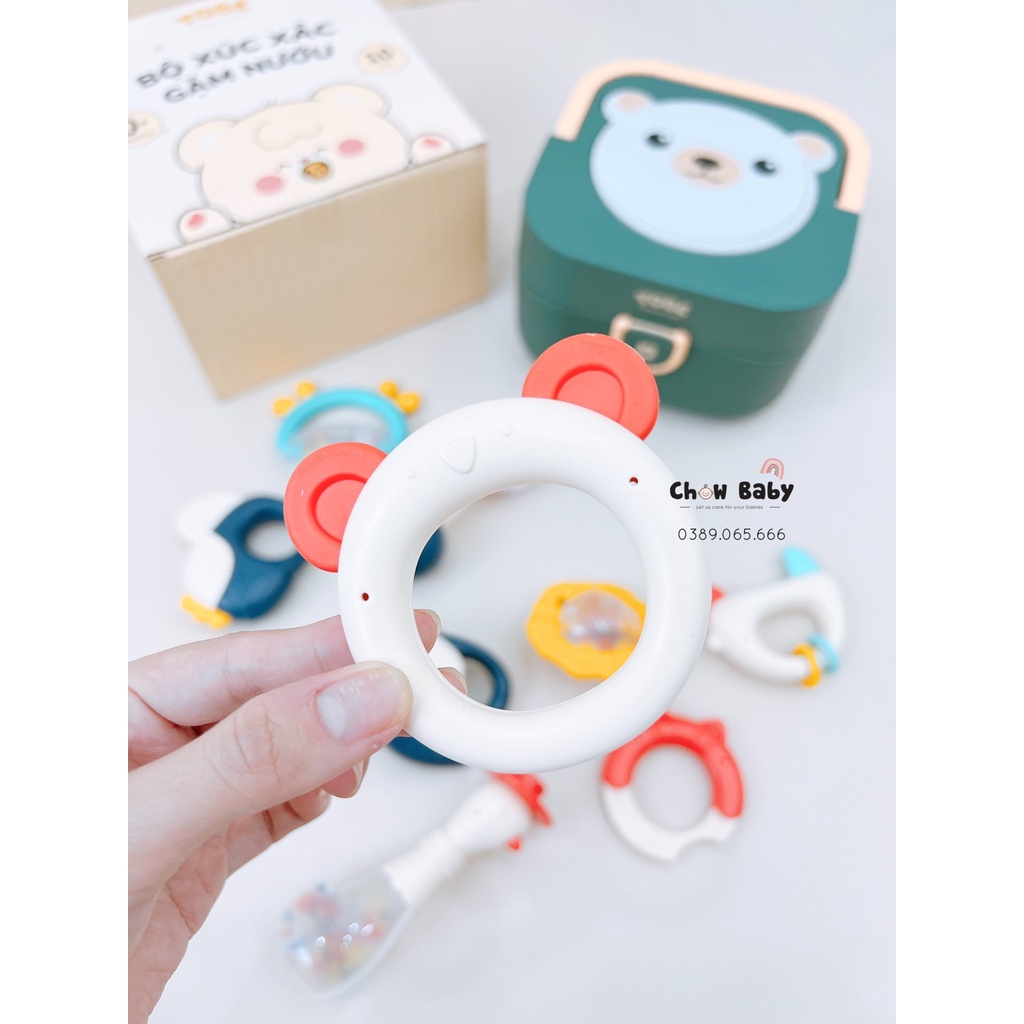 Bộ đồ chơi xúc xắc gặm nướu 10 chi tiết ToBé siêu tiện dụng và an toàn cho bé
