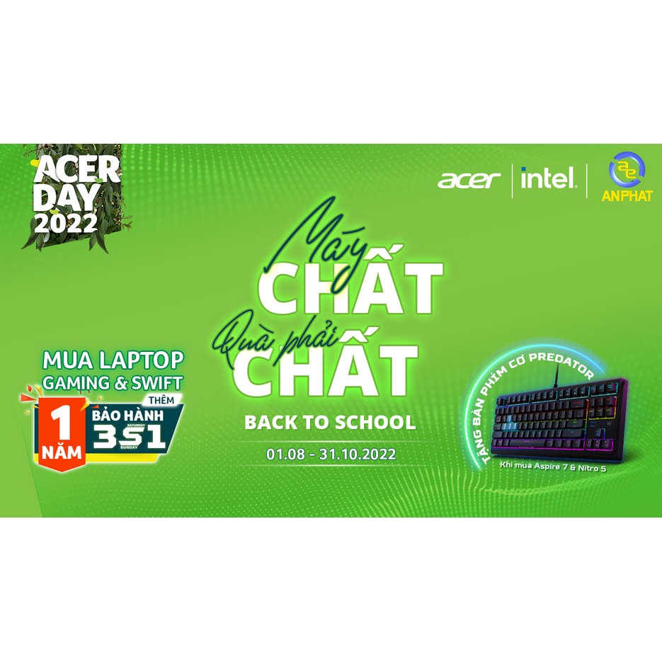 Gói bảo hành mở rộng thêm 12 tháng cho Laptop Acer