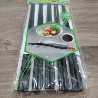 Bộ 10 đôi đũa đen Melamine Gia Phú