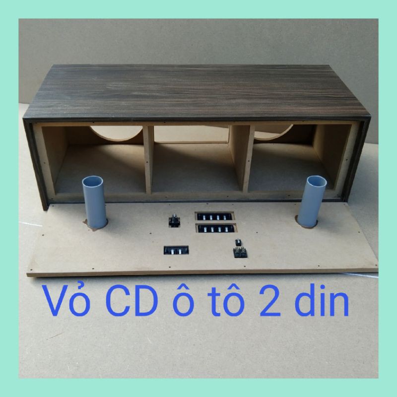 Vỏ Cd ô tô 2din kèm thùng loa