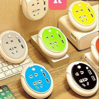 Ổ CẮM ĐIỆN ĐÈN NGỦ TRÒN ĐA NĂNG