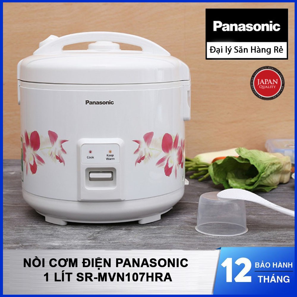 Nồi cơm điện Panasonic SR-MVN107LRA dung tích 1 Lít sản xuất tại Malaysia, hàng chính hãng bảo hành 12 tháng