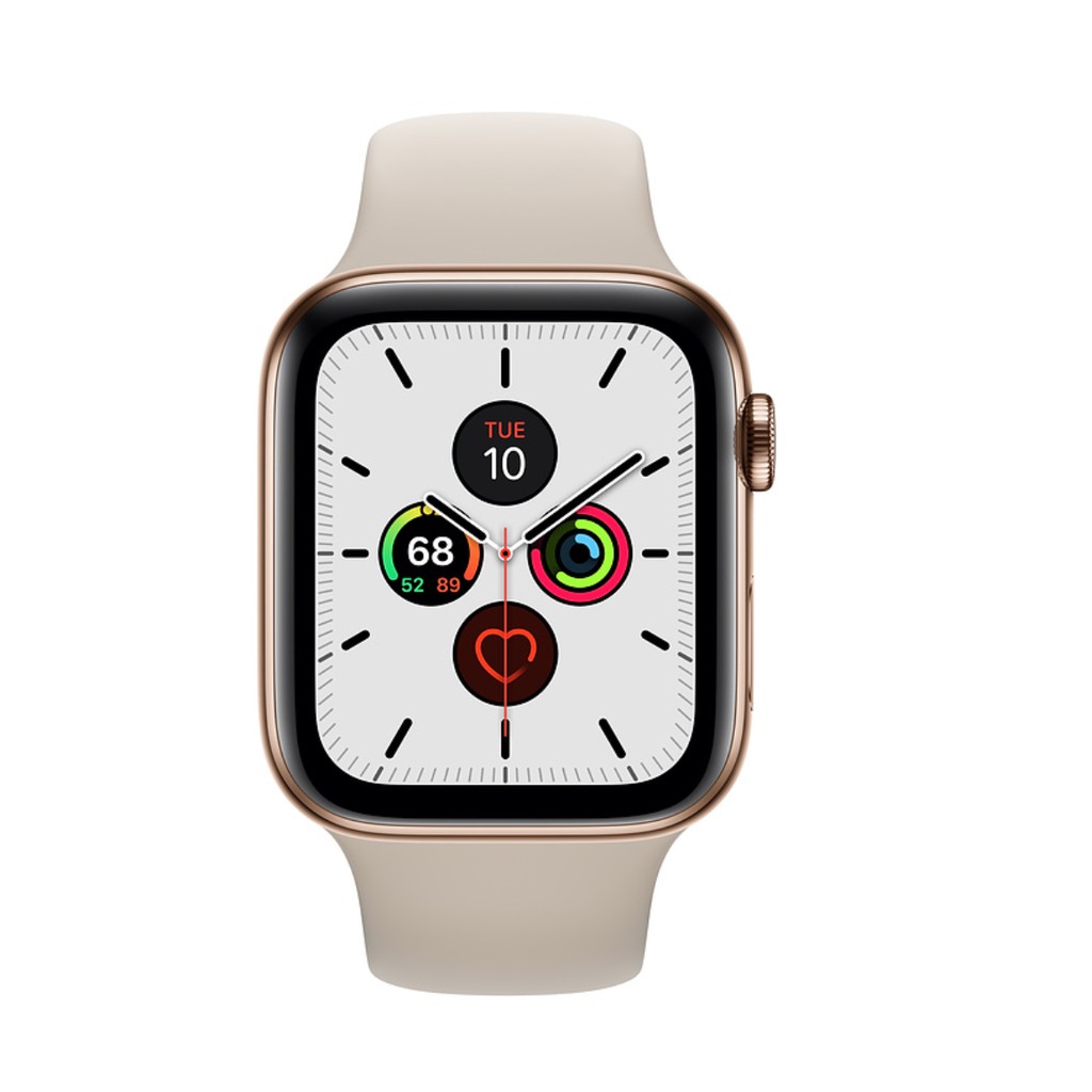 Đồng hồ Apple Watch Series 5 Thép gold 44mm chính hãng mới 100% nguyên seal