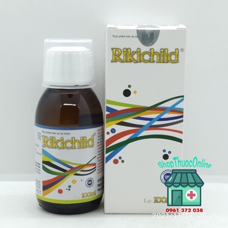 Siro Kẽm Rikichild lọ 100ml - Tăng sức bền thành mạch