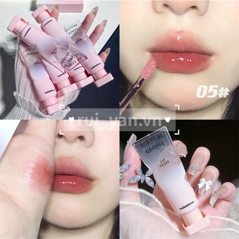 Son Bóng Dạng Thạch Tráng Gương Không Dễ Dính Cốc Nhẹ Nhàng Cho Nữ YR