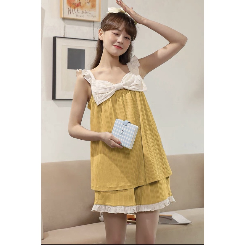 Bộ 2 Dây Nơ Chất Cotton Mềm Co giãn