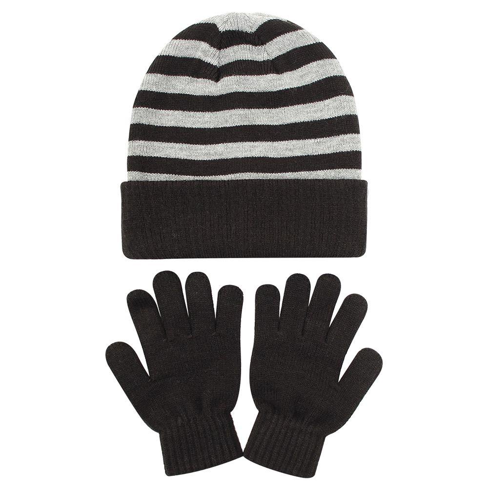 Găng Tay Và Mũ Len Giữ Ấm Cho Bé