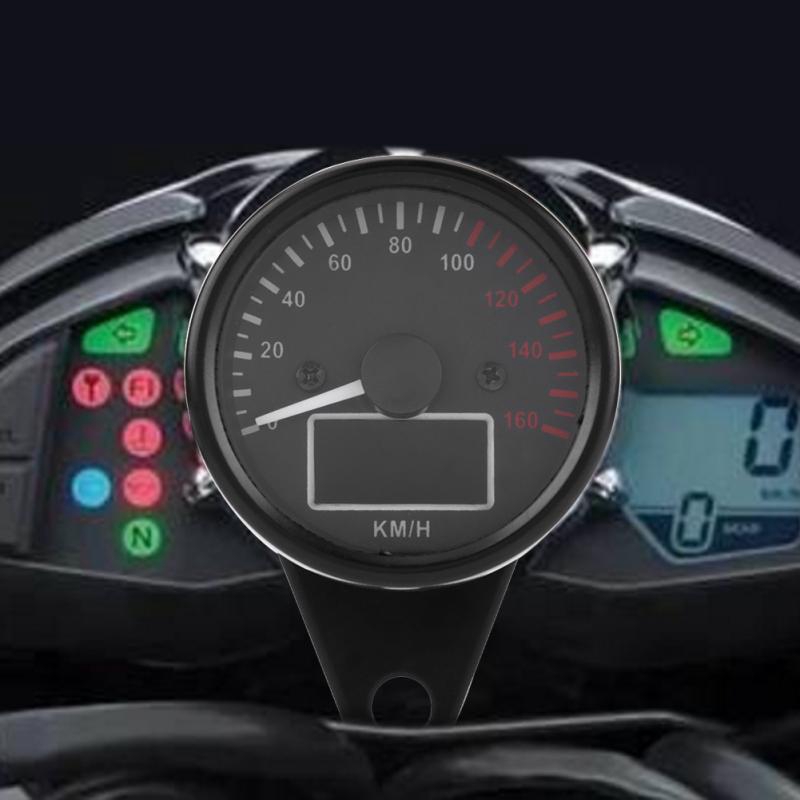 Công tơ mét 0~160KM/H đèn LED điện tử cho xe moto