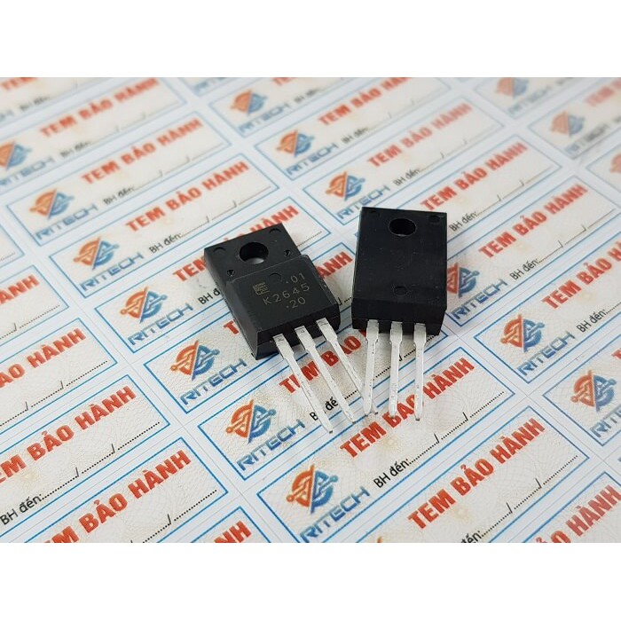 [Combo 5 chiếc] K2645, 2SK2645 Mosfet Kênh-N 600V/9A TO-220F