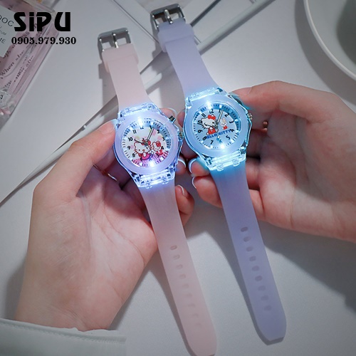 Đồng Hồ Trẻ Em KITTYLED22 - ELSALED21 Hình Hello Kitty Elsa Đèn Led Siêu Đẹp Cho Bé Gái _ Shop Chuyên Sỉ