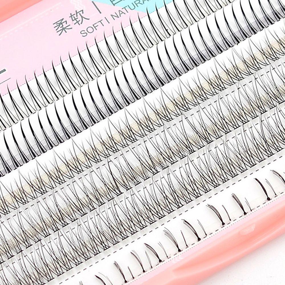 OCEANMAP Cặp Lông Mi Giả Tự Nhiên Lâu Trôi Kiểu Đuôi Cá DIY