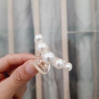 Kẹp tóc đính hạt thời trang (4.5cm)