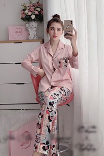 Set bộ satin lụa tay dài cao cấp