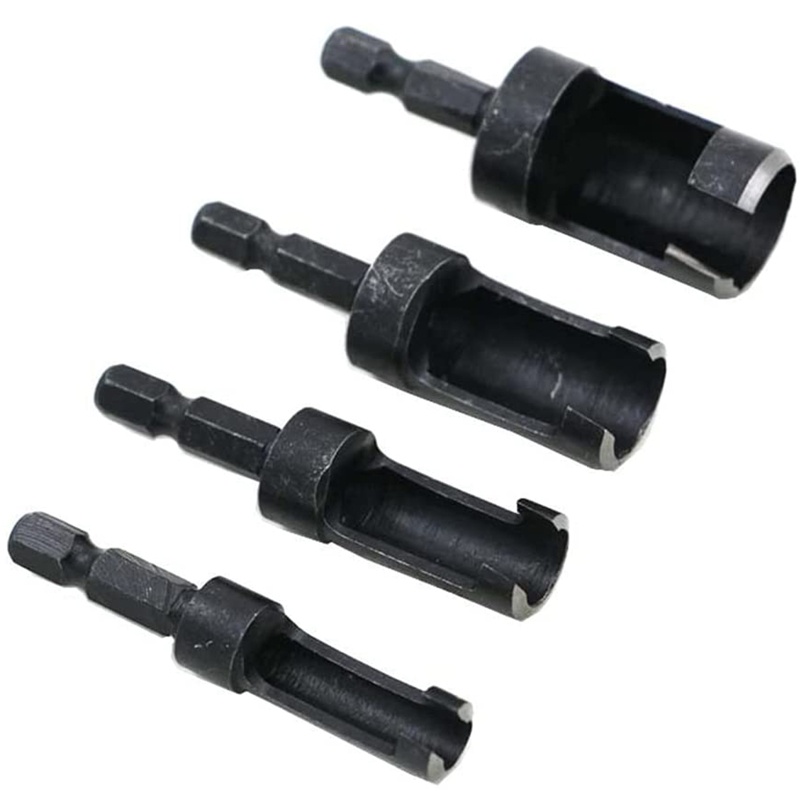 Bộ 4 Mũi Khoan Cắt Gỗ Đa Năng Bằng Thép Carbon 6mm / 10mm / 13mm / 16m