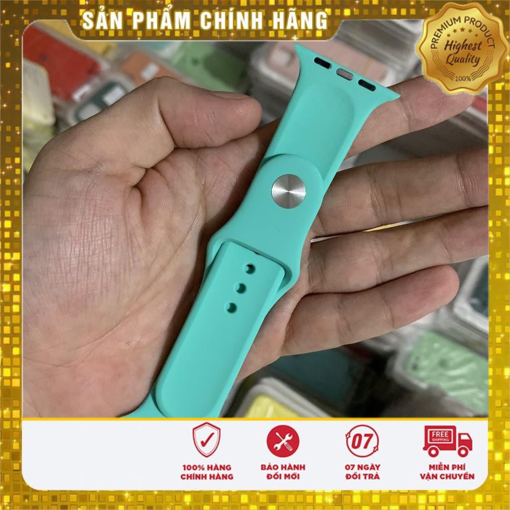 Dây Silicone Apple Watch 38mm/40mm 42mm/44mm tương thích Gen 1 Gen 2 Siri 2 3 4 5