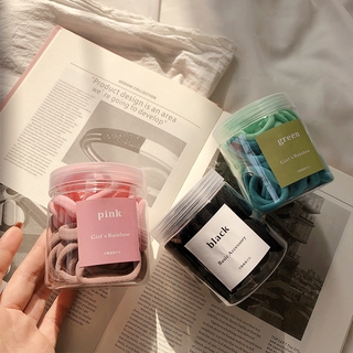 Set 50 Dây Cột Tóc Đuôi Ngựa E120 Phối Màu Gradient Độc Đáo