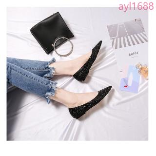 Giày Búp Bê Nữ Mũi Nhọn Size Lớn