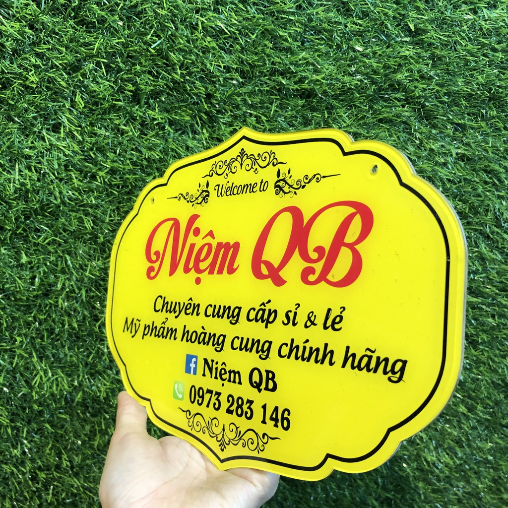 Bảng hiệu thiết kế theo yêu cầu - Free thiết kế