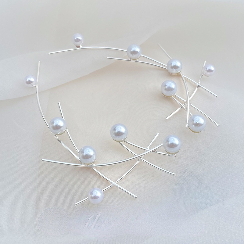 Kẹp Tóc Đính Ngọc Trai Thiết Kế Thanh Lịch Thời Trang Hàn Quốc Cho Nữ