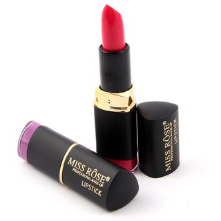 [Hàng mới về] Son môi mịn 3D cho đôi môi rạng rỡ dùng cho trang điểm chuyên nghiệp Miss Rose