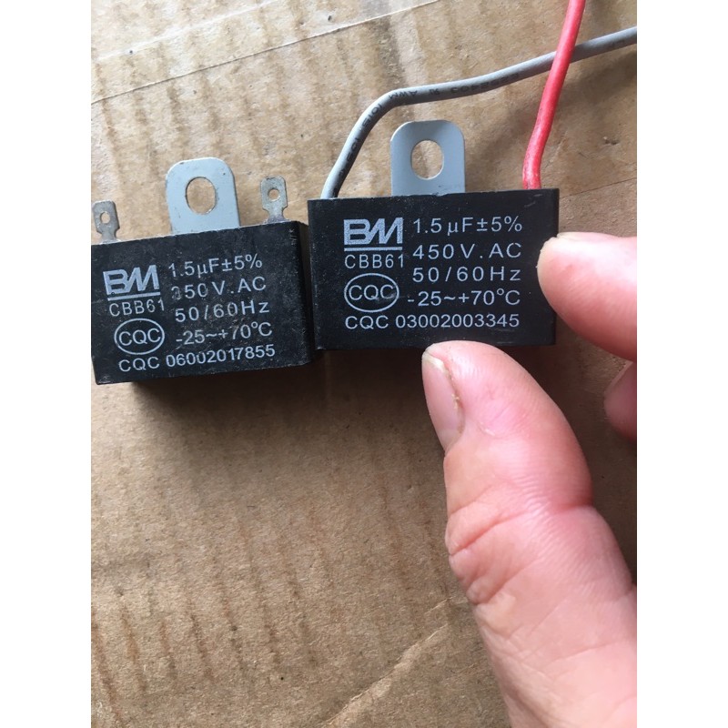 Combo 10 tụ quạt 1,5uf