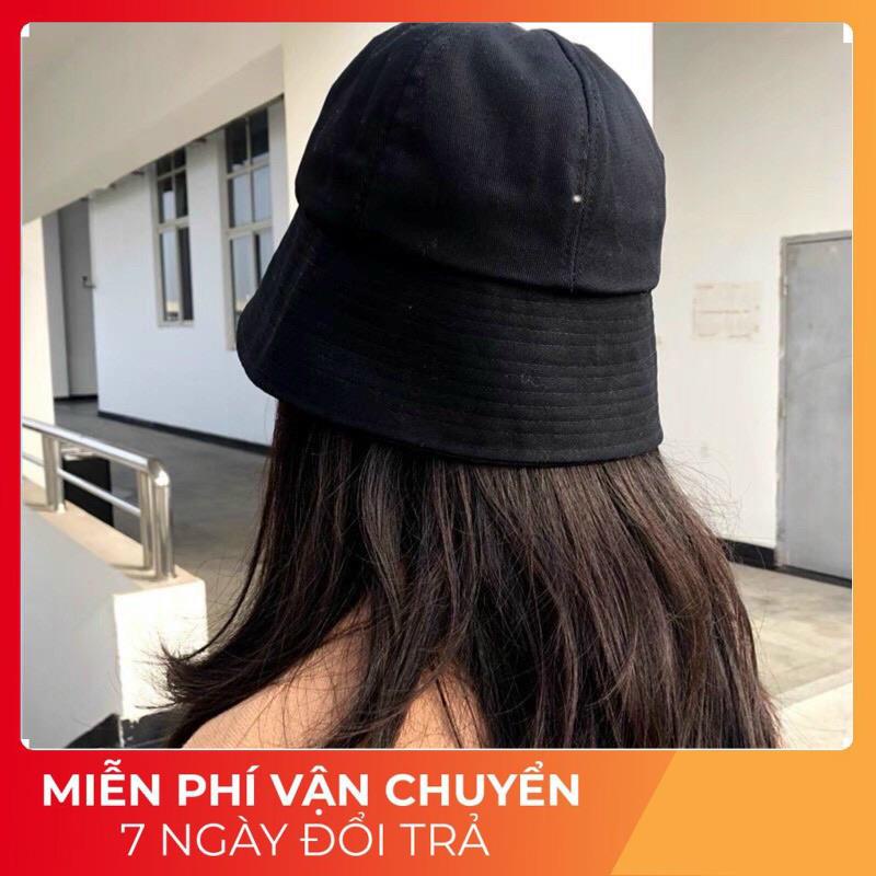 Nón bucket vành cụp trơn nhiều màu phong cách Ulzzang Unisex AN 44
