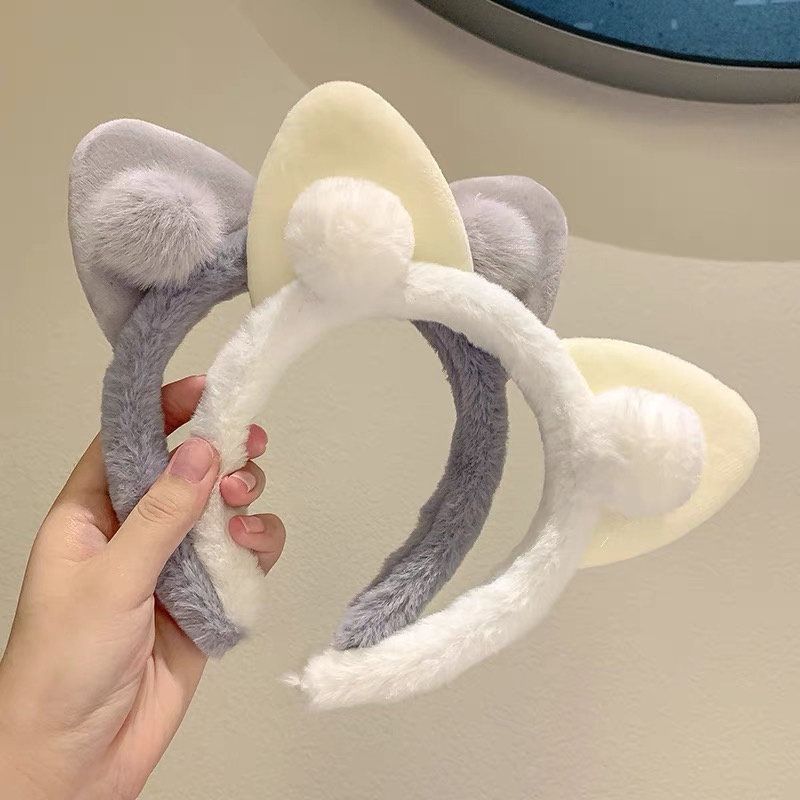 Băng đô tai thỏ dễ thương phong cách Hàn Quốc