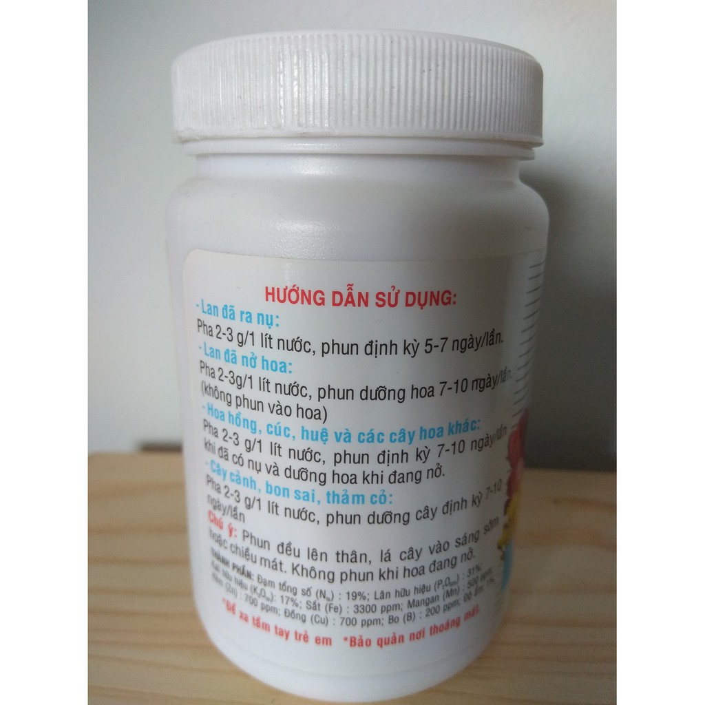 Phân bón lá GROW MORE 19-31-17 + TE chuyên dùng cho hoa lan và cây cảnh