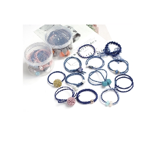 Sét 12 dây buộc tóc cao cấp xuất Hàn HD07