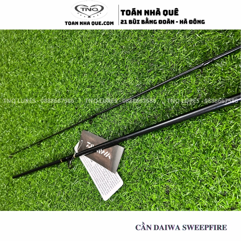 Cần lure máy ngang DAIWA SWEEPFIRE 662MHFB- [ TNQ LURES - TOÁN NHÀ QUÊ ]