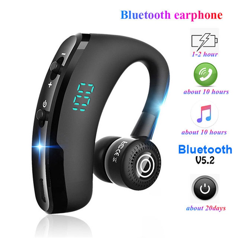 Tai Nghe Bluetooth 5.2 Không Dây V9 Tích Hợp Mic