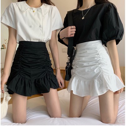 Chân váy nhún xếp ly bèo nữ đẹp 2020 CV01