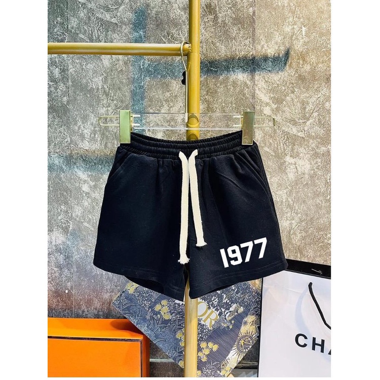 Quần short 1977 cho bé , quần short trẻ em unisex , Kid_genZ