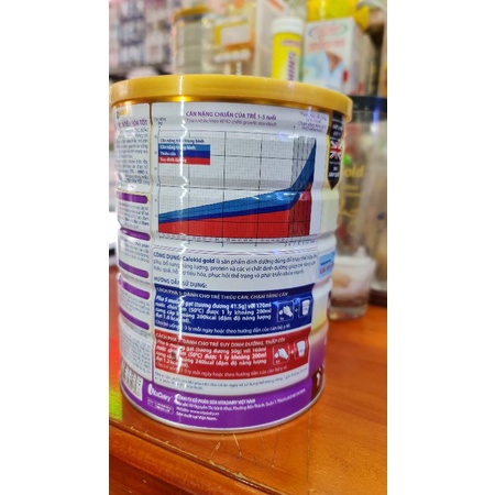 Sữa Calokid 1-10 900gr (mã Qr tích xu đầy đủ)