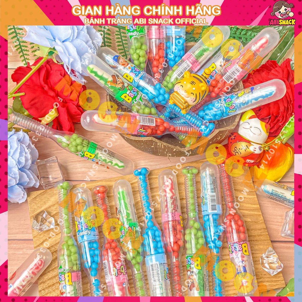 KẸO HÌNH GẬY BÓNG CHÀY 1 cây 6g ăn vặt bánh kẹo độc lạ Moon Snack Food