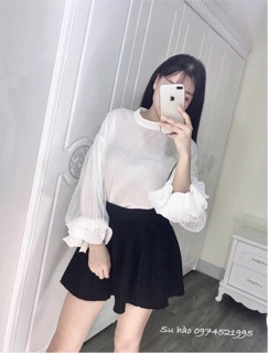 Áo bánh bèo tay phồng
