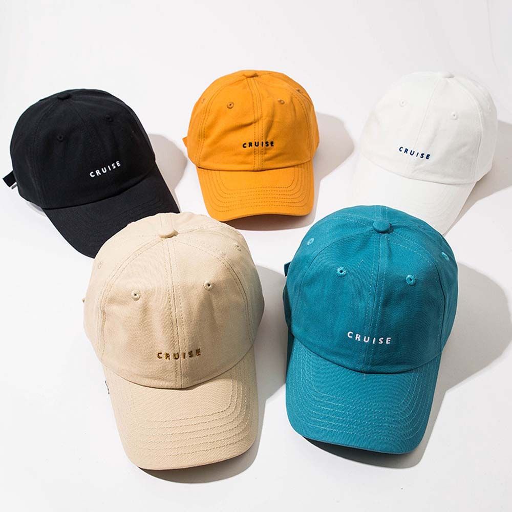 Mũ lưỡi trai thêu họa tiết chữ phong cách Hip Hop Hàn Quốc sành điệu