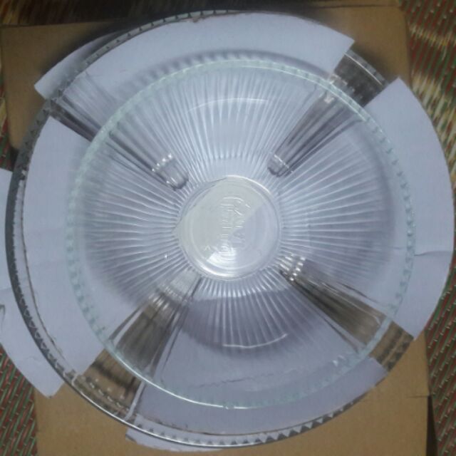 Bộ chén, đĩa thủy tinh KM cao cấp