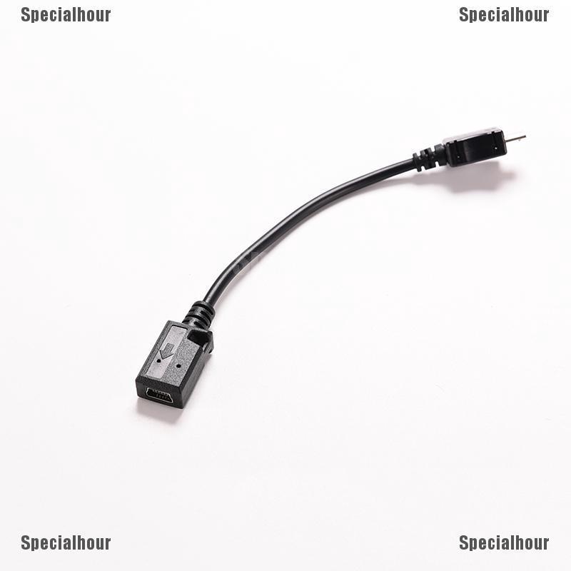 Micro USB male to Mini USB female Data Sync Charge Adapter Cable