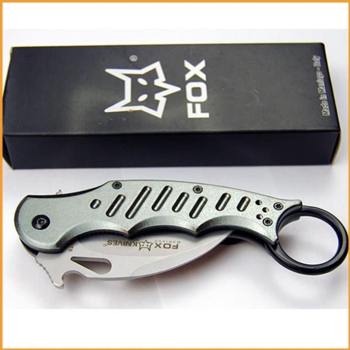Dao karambit Fox, Dao Phượt Gấp Bỏ Túi Tiện Lợi X76, X52 Báng gỗ