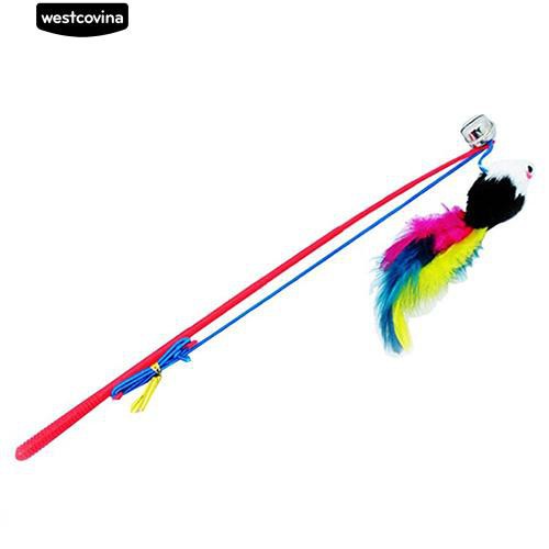 Chuột đồ chơi có lông vũ cho mèo
